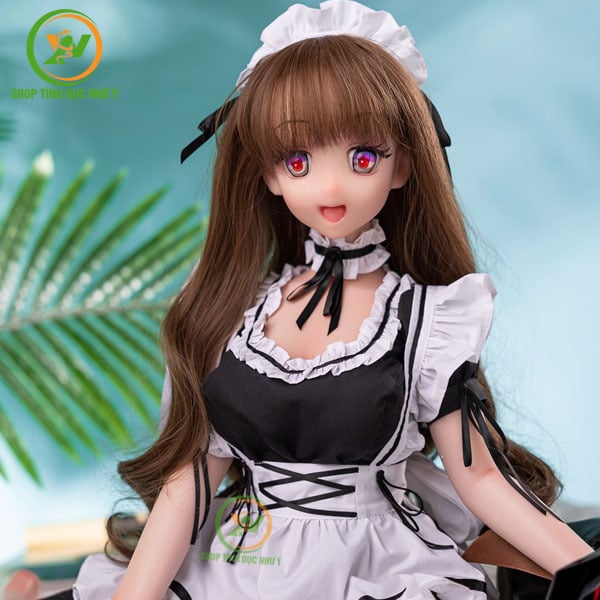 Búp bê tình dục Nhật Bản anime mini cosplay hầu gái vui tính