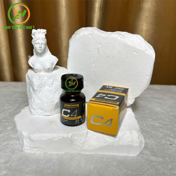 Chai thuốc hít Popper C4 vàng tăng kích thích khoái cảm 10ml