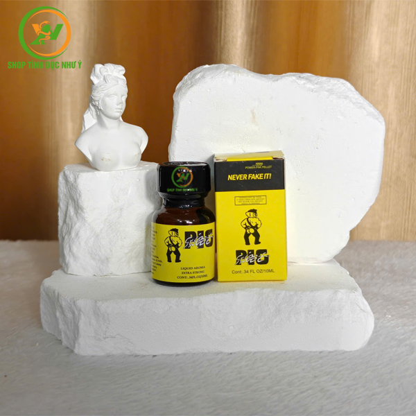 Chai thuốc hít Popper Pig Never Fake It tăng khoái cảm 10ml