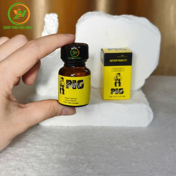 Chai thuốc hít Popper Pig Never Fake It tăng khoái cảm 10ml