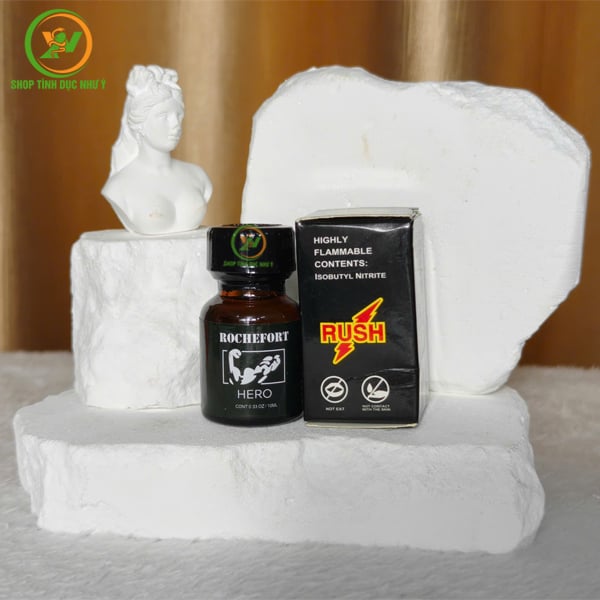 Chai thuốc hít Popper Rochefort Hero 10ml tăng khoái cảm