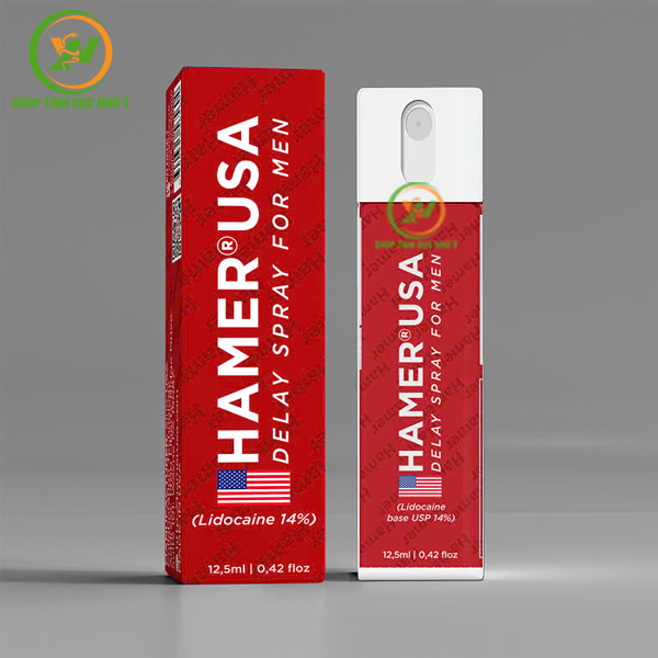 Chai xịt HAMER USA  chống xuất tinh sớm hộp 1 chai 12,5ml