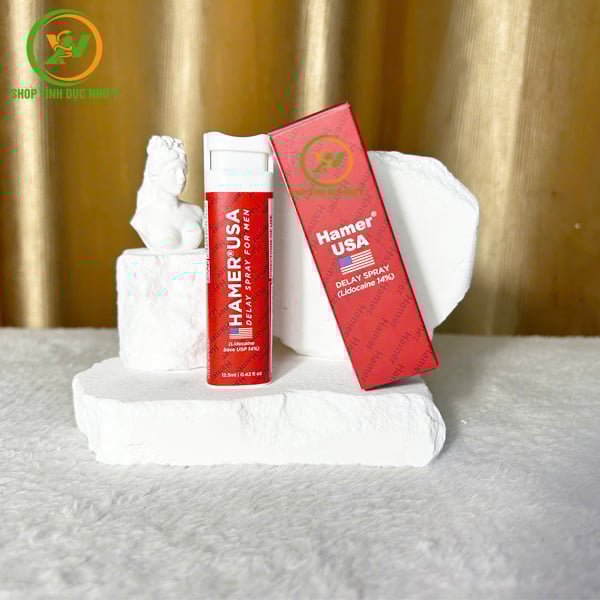 Chai xịt HAMER USA  chống xuất tinh sớm hộp 1 chai 12,5ml