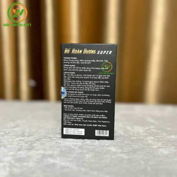 Chai xịt kéo dài thời gian Bổ hoàn dương Super hàng cao cấp