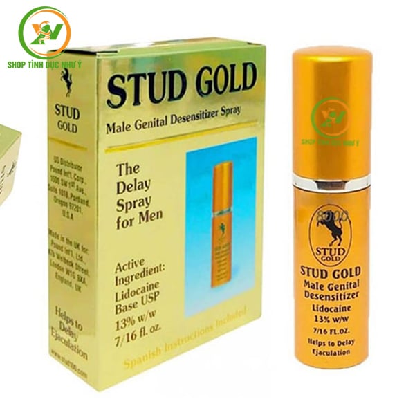 Chai xịt kéo dài thời gian quan hệ cho nam giới Stud Gold