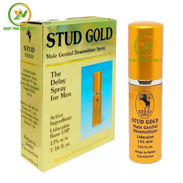 Chai xịt kéo dài thời gian quan hệ cho nam giới Stud Gold