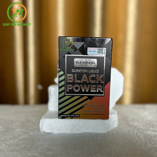 Chai xịt chống xuất tinh sớm Bamboo Delay Black Power USA