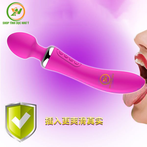 Chày rung 2 đầu có sưởi ấm 45 độ cao cấp VIBRATTORS