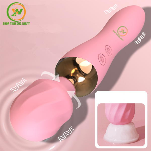 Chày rung 2 đầu rung 12 tần số giá rẻ massage những vùng nhạy cảm