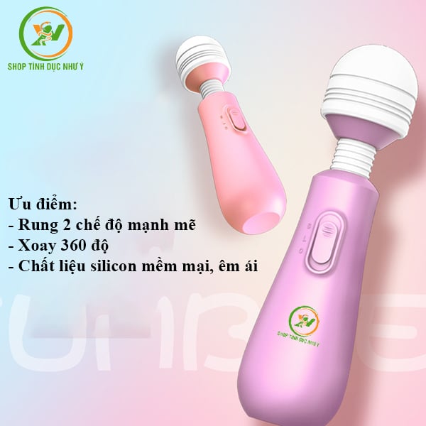 Chày rung tình yêu mini Lilo 1 đầu cực mạnh hàng chính hãng