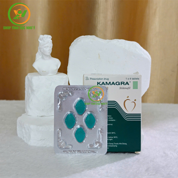 Thuốc kích dục tăng cường sinh lý nam KAMAGRA 100mg dạng viên