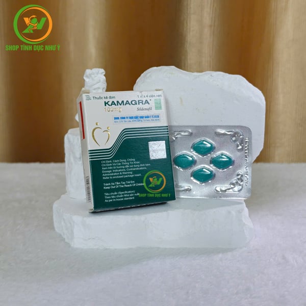 Thuốc kích dục tăng cường sinh lý nam KAMAGRA 100mg dạng viên