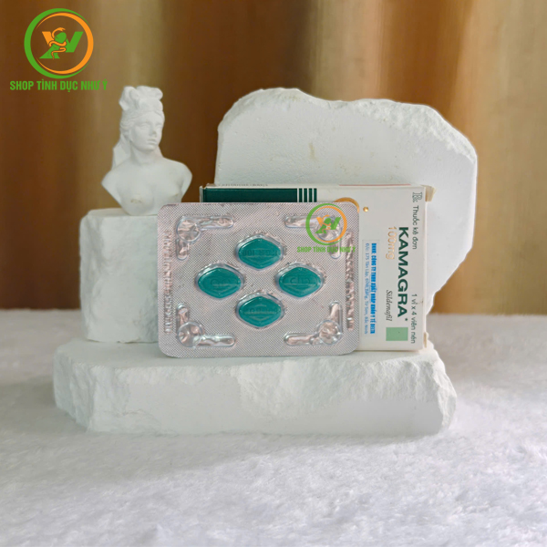 Thuốc kích dục tăng cường sinh lý nam KAMAGRA 100mg dạng viên