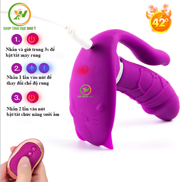 Chip rung 3 đầu tỏa nhiệt 42 độ có hình đầu dương vật cao cấp