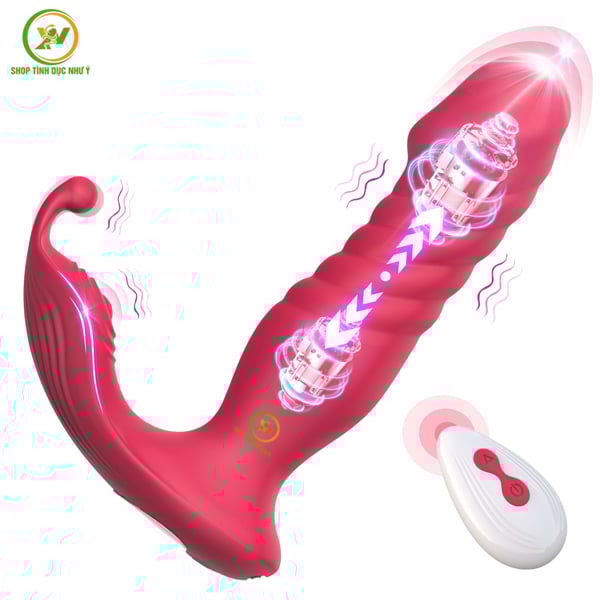 Chip rung đầu dương vật kích thích điểm G kèm đầu massage