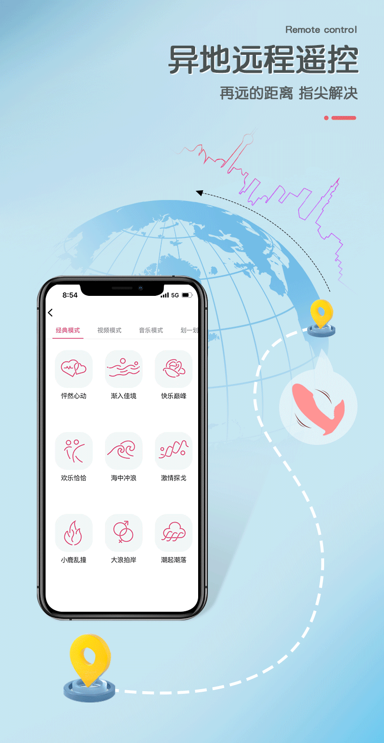 Chip rung đầu dương vật rung 10 tần số điều khiển từ xa bằng App