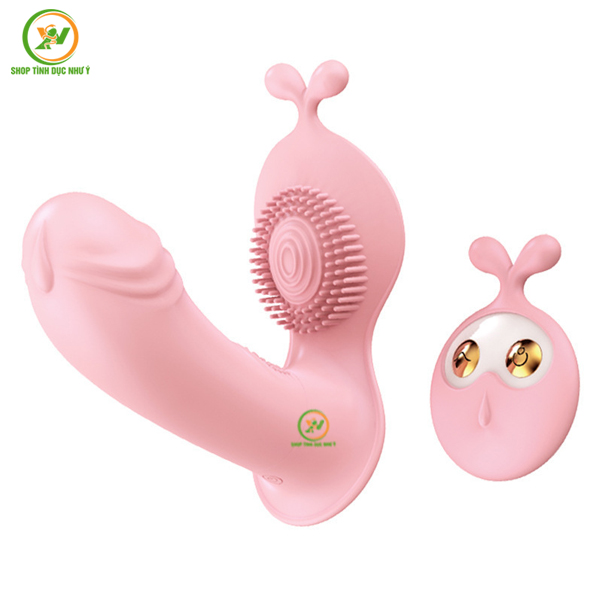 Chip rung Lilo đầu dương vật tai thỏ đáng yêu điều khiển từ xa