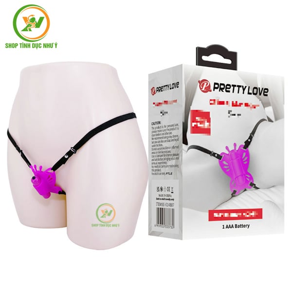 Chip rung Pretty Love có dây đeo massage kích thích âm đạo