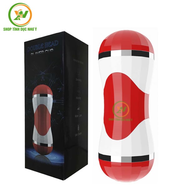 Cốc thủ dâm 2 đầu âm đạo và miệng cầm tay không chức năng