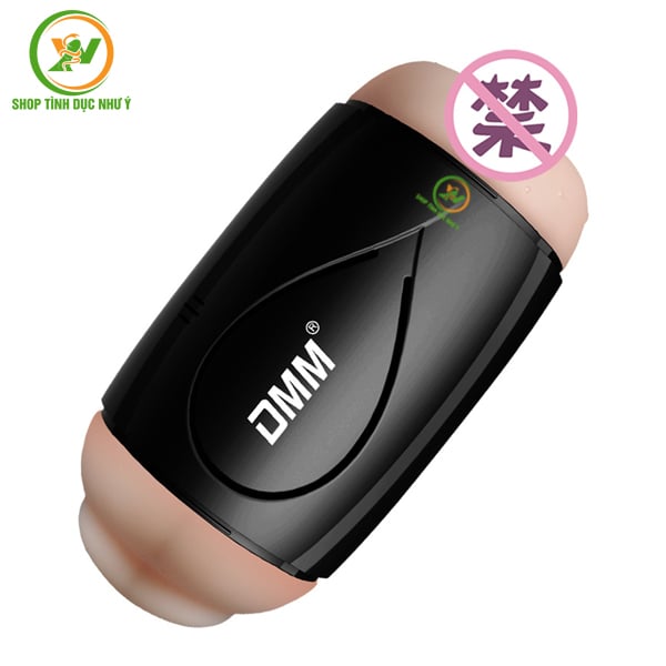 Cốc thủ dâm 2 đầu DMM cầm tay rung 10 chế độ chính hãng