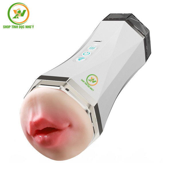 Cốc thủ dâm 2 đầu rung 10 tần số kèm tiếng rên cực phê