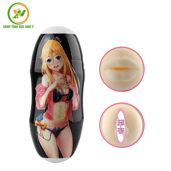 Cốc thủ dâm anime miệng và âm đạo giả cho nam giá rẻ