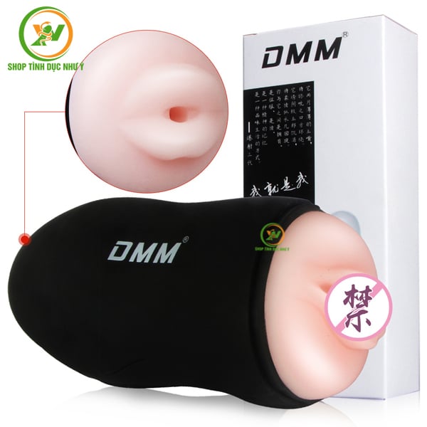 Cốc thủ dâm DMM 2 đầu cầm tay không rung cho nam chính hãng