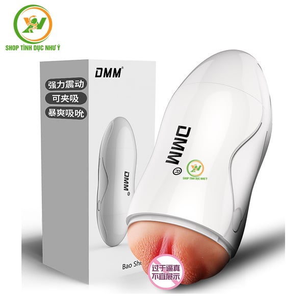 Cốc thủ dâm DMM 2 đầu cầm tay không rung cho nam chính hãng
