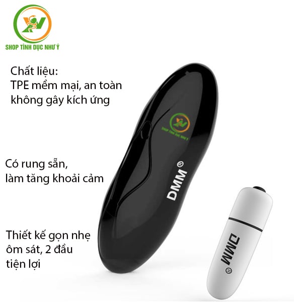 Cốc thủ dâm DMM cho nam 2 đầu có rung cực sướng