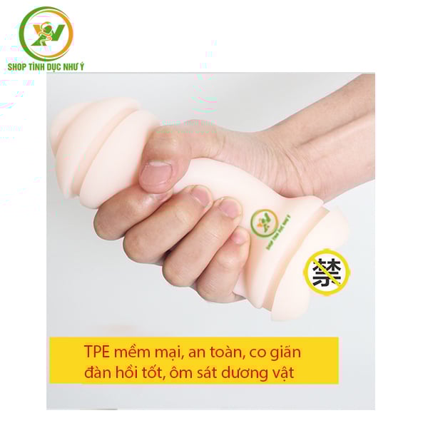 Cốc thủ dâm DMM cho nam 2 đầu có rung cực sướng