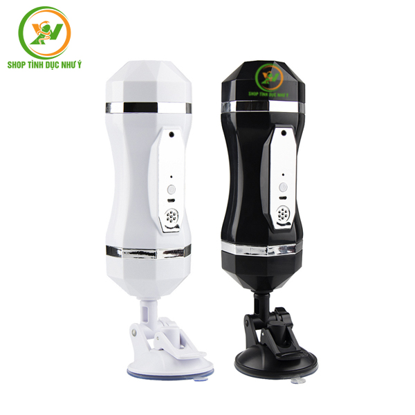 Cốc thủ dâm Snail 2 đầu có hít tường rung 24 chế độ kèm rên