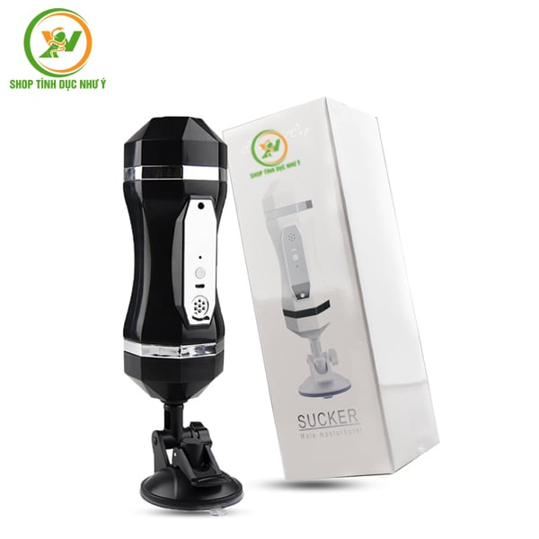 Cốc thủ dâm Snail 2 đầu có hít tường rung 24 chế độ kèm rên