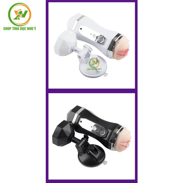 Cốc thủ dâm Snail 2 đầu có hít tường rung 24 chế độ kèm rên