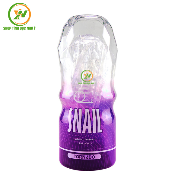 Cốc thủ dâm Snail cầm tay trong suốt giá siêu rẻ