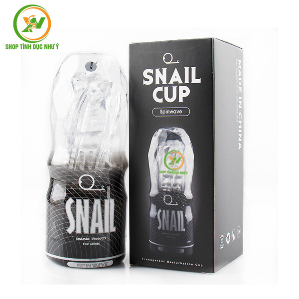 Cốc thủ dâm Snail cầm tay trong suốt giá siêu rẻ