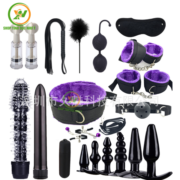 Combo 15 món sextoy đồ chơi bạo dâm BDSM cực mạnh cao cấp