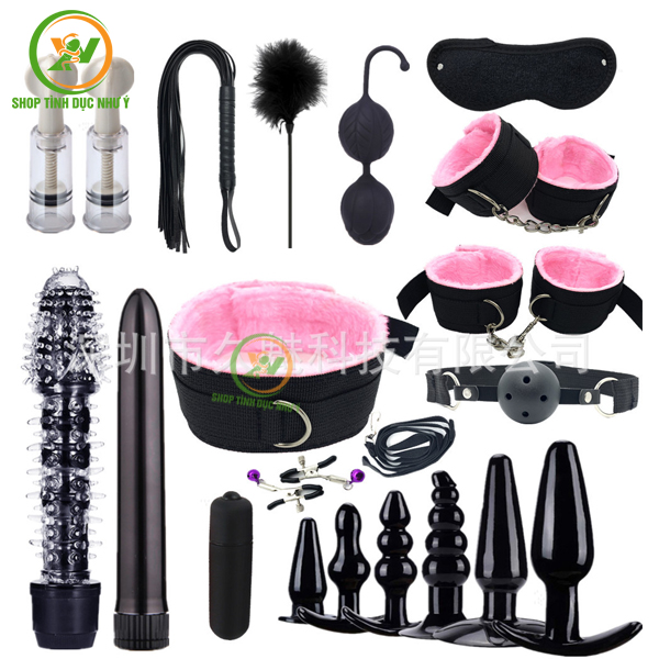 Combo 15 món sextoy đồ chơi bạo dâm BDSM cực mạnh cao cấp