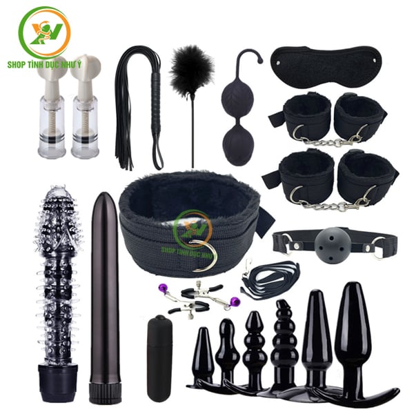Combo 15 món sextoy đồ chơi bạo dâm BDSM cực mạnh cao cấp