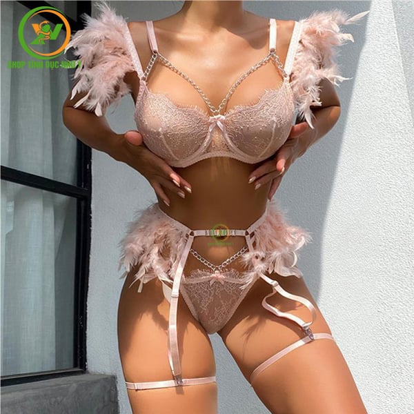 Đồ cosplay thiên thần lông vũ hack eo cực đỉnh