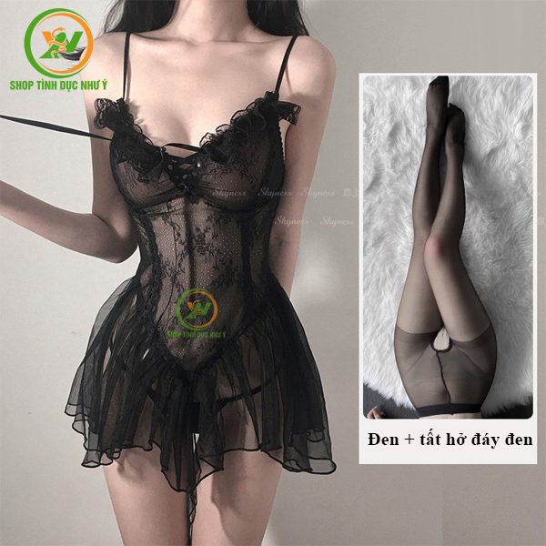 Đồ ngủ ren sexy xuyên thấu quyến rũ hack dáng siêu đỉnh