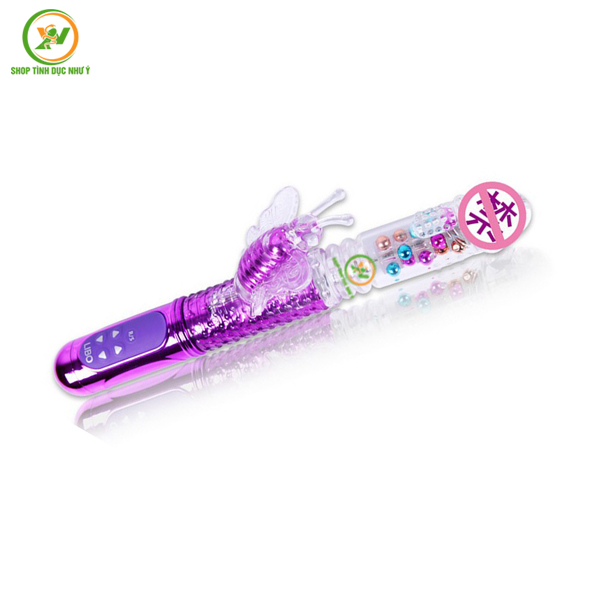 Dương vật giả Libo xoay bi rung thụt đầu rung hình bướm