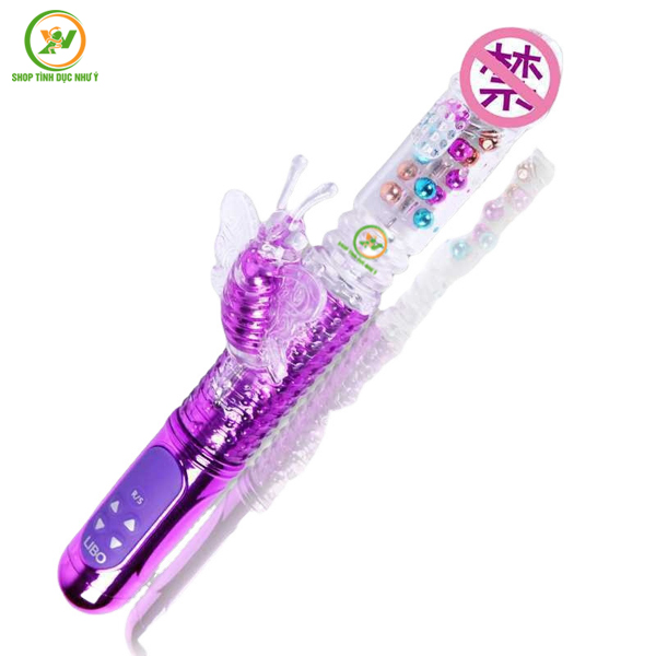 Dương vật giả Libo xoay bi rung thụt đầu rung hình bướm