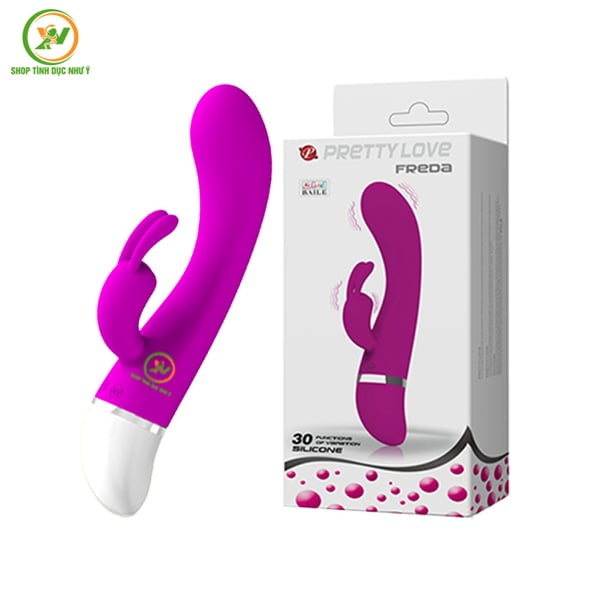 Dương vật giả Pretty Love Freda 34 tần số 2 đầu rung cực mạnh