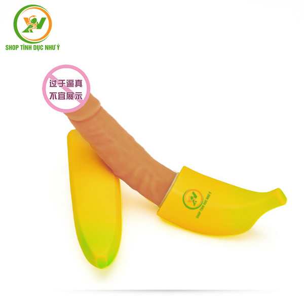 Dương vật giả rung 7 chế độ cao cấp ngụy trang quả chuối vàng