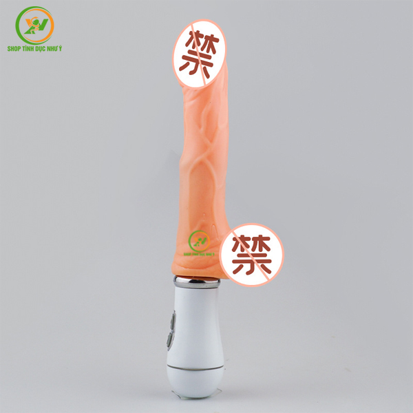 Dương vật giả rung đa chế độ phun nước mô phỏng dùng Pin AA