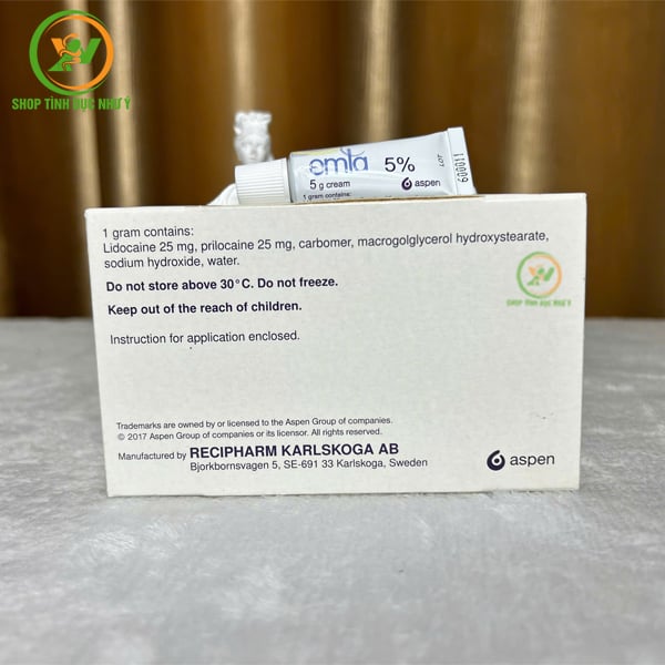 Gel bôi kéo dài thời gian quan hệ chống xuất tinh sớm Emla 5%