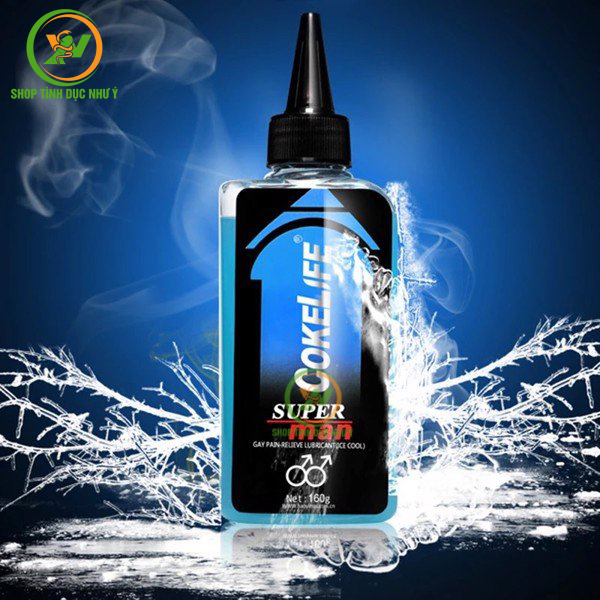 Gel bôi trơn Cokelife cảm giác mát lạnh màu xanh 85ml
