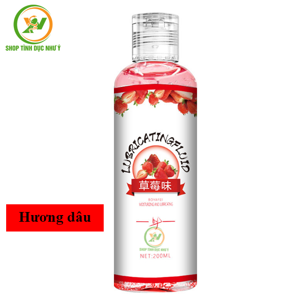 Gel bôi trơn giữ độ ẩm Lubricatingfluid chai 200ml nhiều mùi hương