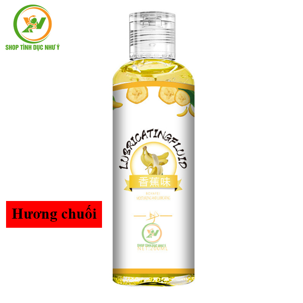 Gel bôi trơn giữ độ ẩm Lubricatingfluid chai 200ml nhiều mùi hương