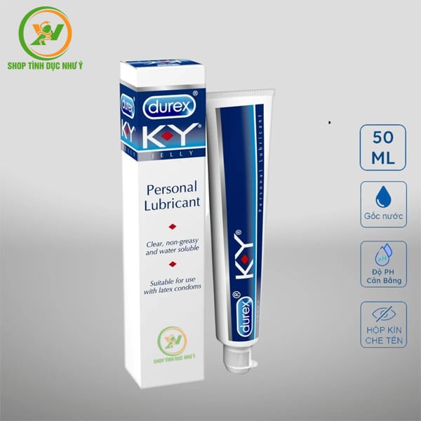 Gel bôi trơn gốc nước Durex Ky không mùi bôi trơn hoàn hảo